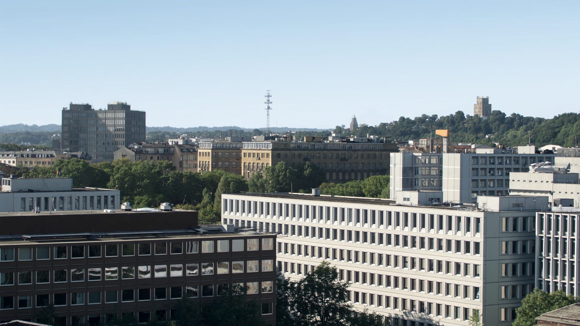 Stadtpanorama von Darmstadt