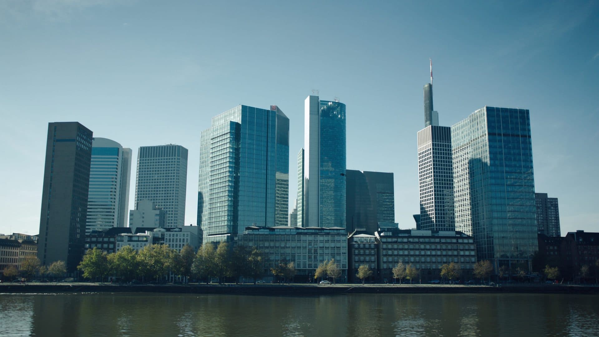 Frankfurter Skyline am Main